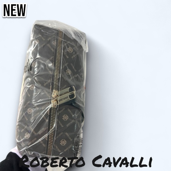 New Roberto Cavalli Monogram Toiletry Bag - Picture 6 of 7